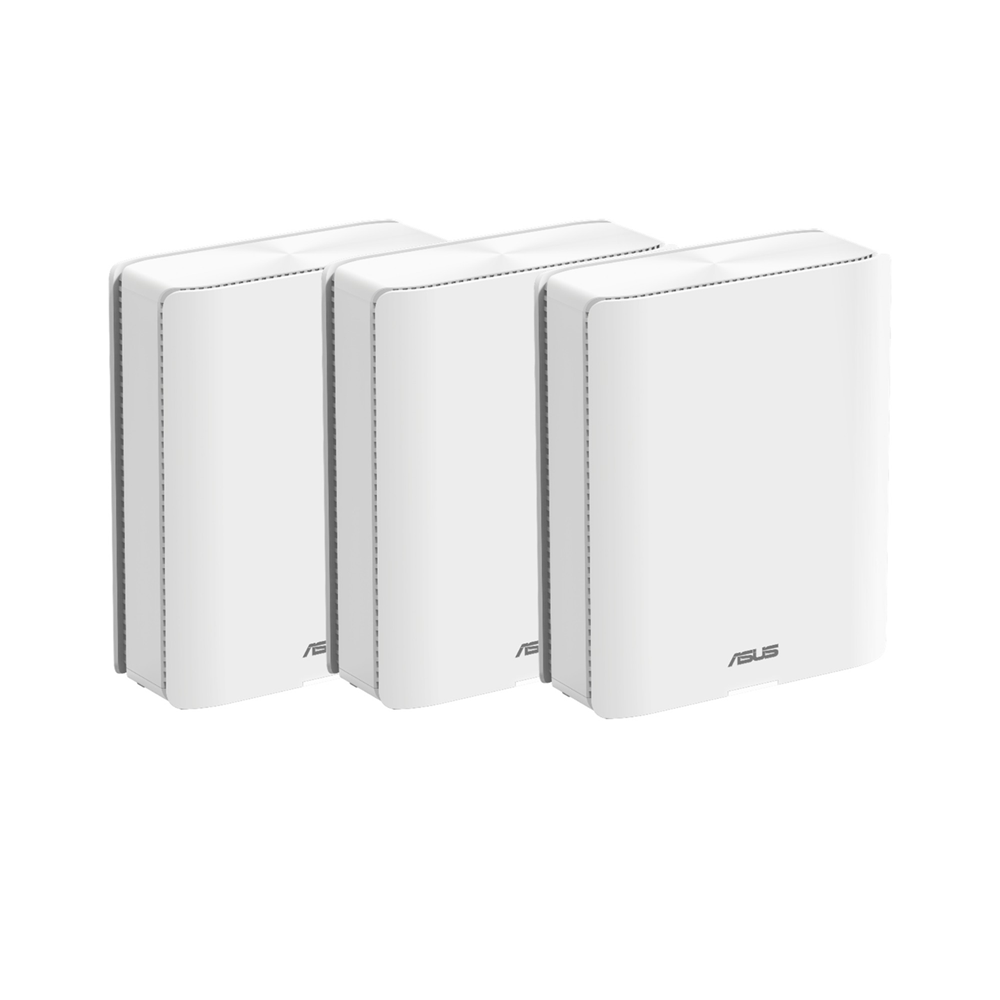 ASUS ZenWiFi BQ16 BE25000 Quad Band WiFi 7 Smart Home AiMesh System Dual 10G ports, 3-Pack