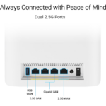 ASUS ZenWiFi BT8 BE14000 Tri-band WiFi 7 Smart Home AiMesh System Dual 2.5G ports, 3-Pack - Image 2