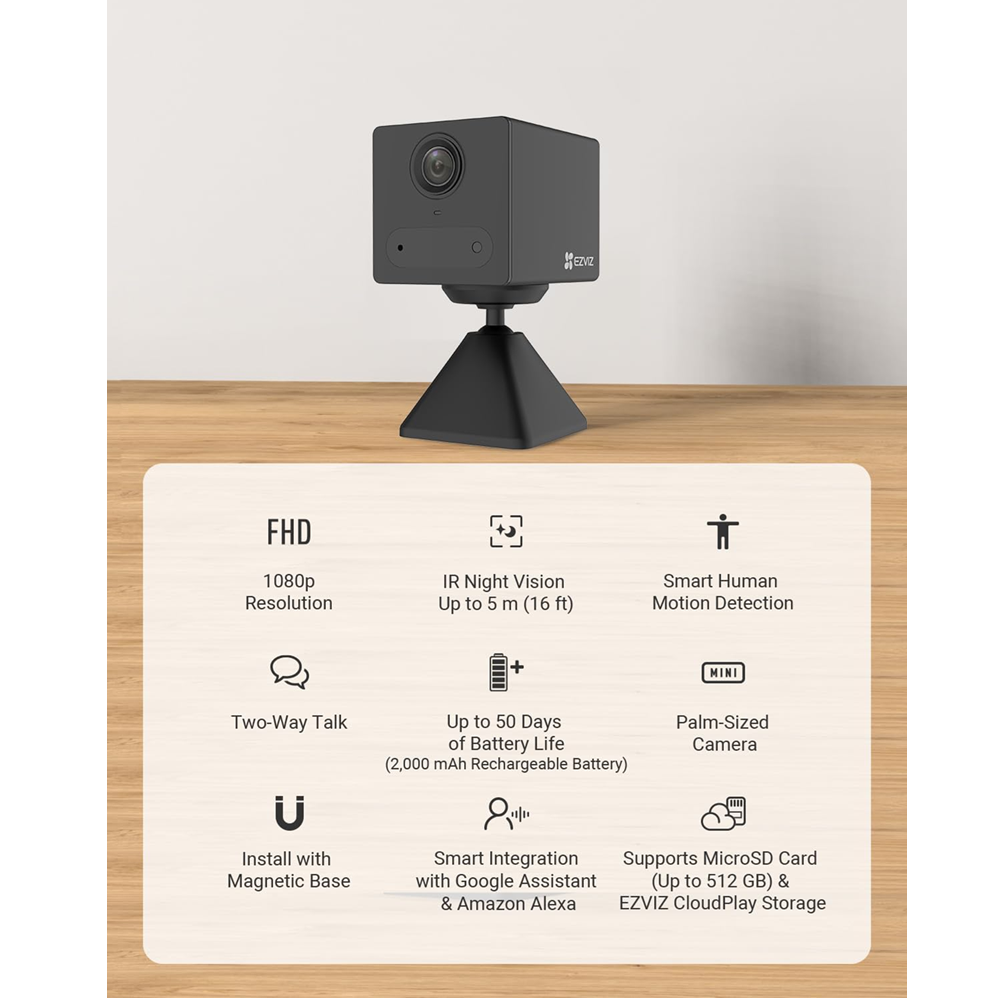 EZVIZ CB2 WiFi Smart Home Battery Camera - Image 7