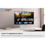 SAMSUNG 32" M8 FM801 Vision Ai Smart Monitor 4K 60Hz HDR VA sRGB USB-C 65W Speaker Camera Mic, Warm White - Image 2