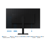 SAMSUNG 37" ViewFinity S8 D800 4K 60Hz 5ms VA HDR USB-C 90W KVM LAN Adjustable Monitor - Image 4