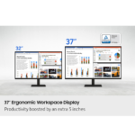 SAMSUNG 37" ViewFinity S8 D800 4K 60Hz 5ms VA HDR USB-C 90W KVM LAN Adjustable Monitor - Image 5