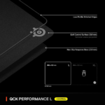 SteelSeries 63434 QcK Performance L - Control Gaming Mouse pad (Large) - Image 4