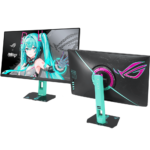 ASUS 27" ROG Strix XG27ACMEG-G Hatsune Miku Edition 2K 260Hz 0.3ms Fast IPS HDR400 USB-C AI Visual Gaming Monitor - Image 2