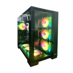 Huntkey MVP Apollo Max Mid Tower PC Case - Black, 7 Fans