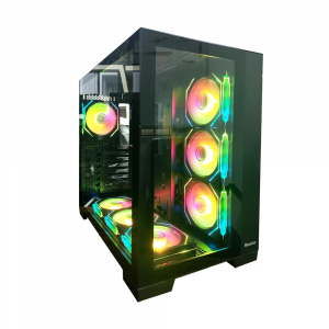 Huntkey MVP Apollo Max Mid Tower PC Case - Black, 7 Fans