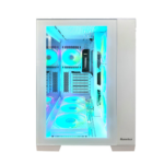 Huntkey MVP Apollo Max Mid Tower PC Case - White, 7 Fans - Image 3