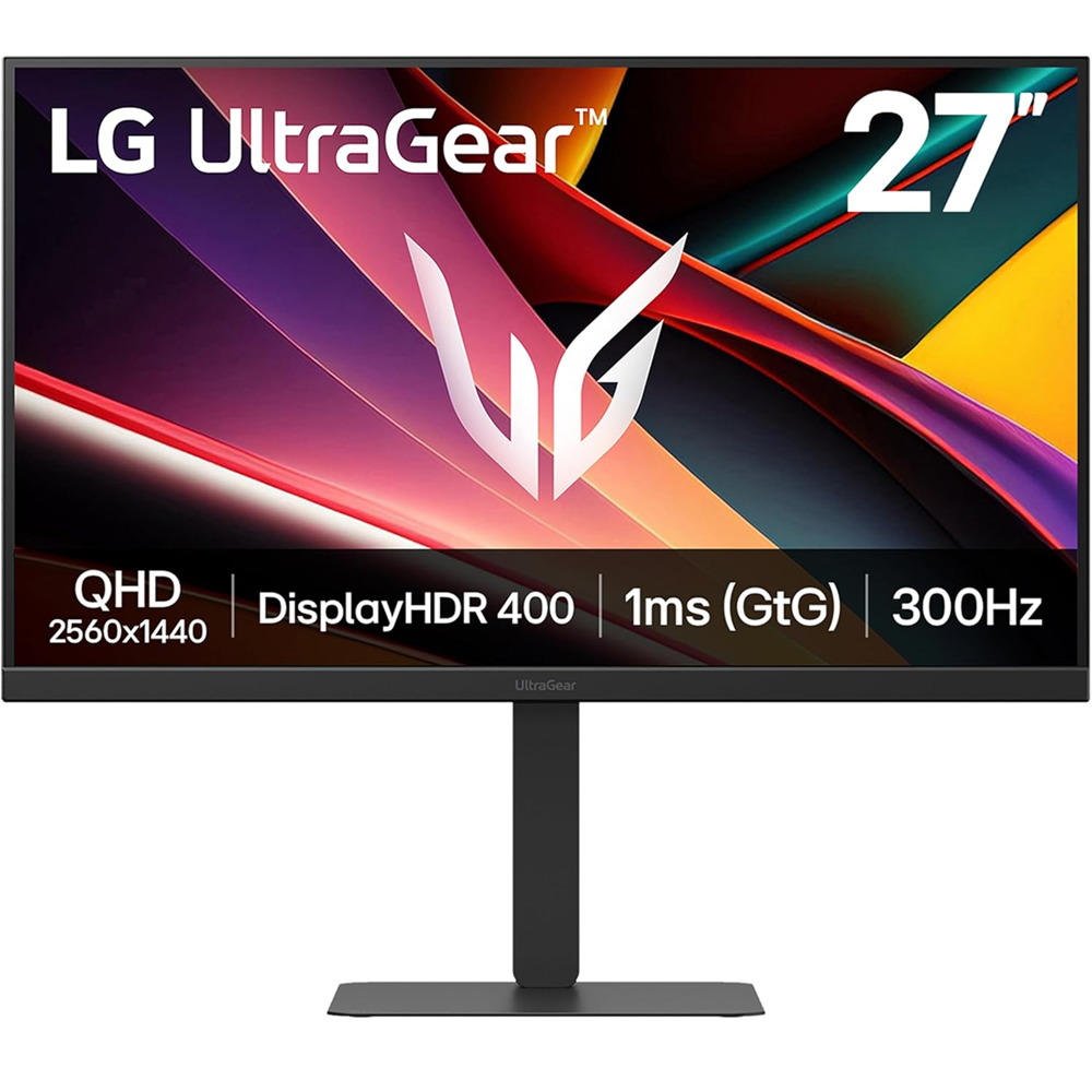 LG 27" G640A UltraGear 2K 300Hz 1ms IPS HDR400 Speakers HDMI 2.1 Rotatable Adjustable Gaming Monitor
