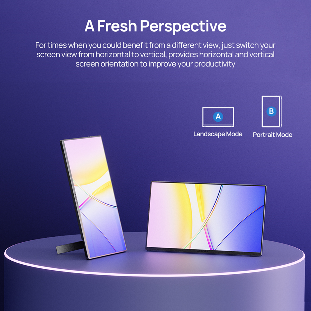 Arzopa 13.3" A3C Pro OLED FHD Speakers, Mini HDMI, USB-C Portable Monitor - Image 6