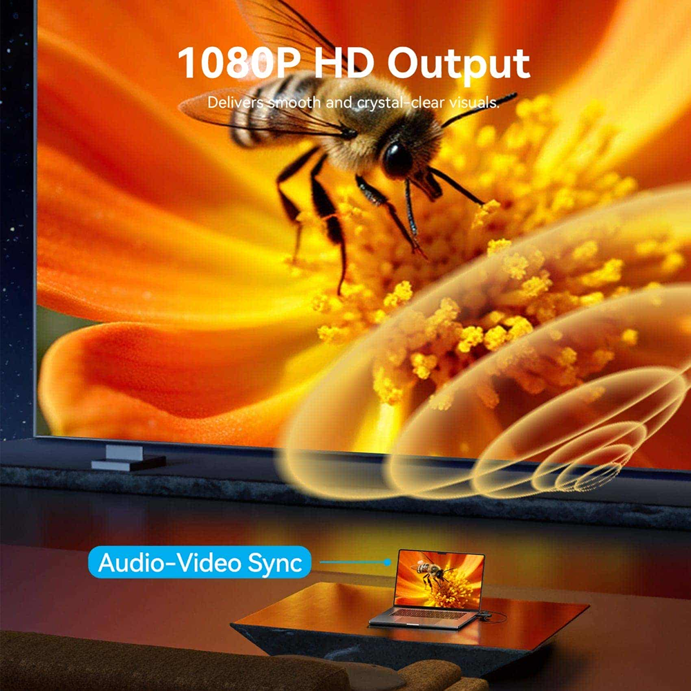 Vention ADK Wireless HDMI Transmitter and Receiver FHD 60Hz, 50m Extender - Image 3