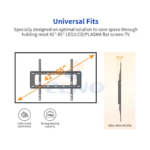 ZENO FA60 42″ – 85″ TV Bracket Wall Mount, 50kg/110Ibs