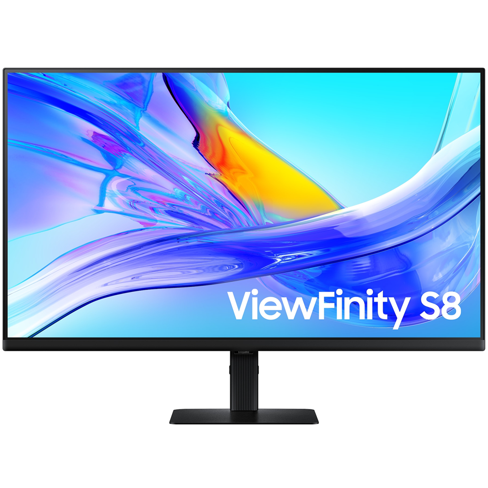 SAMSUNG 32" ViewFinity S8 D806U 4K 60Hz 5ms VA HDR PIP PBP sRGB USB-C 90W Rotatable Adjustable Monitor, 32S8