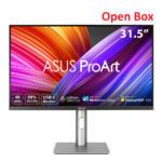 ASUS 32" ProArt Display PA329CRV 4K 60Hz IPS sRGB USB-C 96W HDR400 Speaker Rotatable Eye Care Professional Monitor (Open Box)