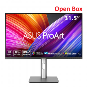 ASUS 32" ProArt Display PA329CRV 4K 60Hz IPS sRGB USB-C 96W HDR400 Speaker Rotatable Eye Care Professional Monitor (Open Box)