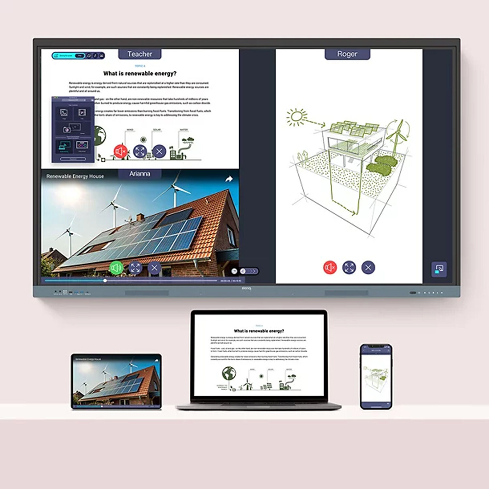 BenQ 65" Board Essential | RE6504, 4K Touchscreen Interactive Display, IPS, Speaker Commercial Monitor - Image 2