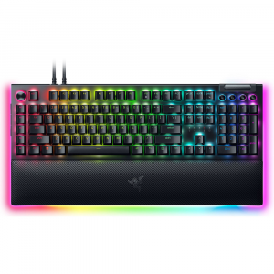 Razer BlackWidow V4 Pro - Green Clicky Switch, Wired Mechanical Gaming Keyboard with Chroma RGB