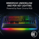 Razer BlackWidow V4 Pro - Green Clicky Switch, Wired Mechanical Gaming Keyboard with Chroma RGB - Image 5
