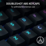 Razer BlackWidow V4 Pro - Green Clicky Switch, Wired Mechanical Gaming Keyboard with Chroma RGB - Image 3