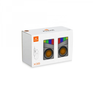 Kisonli X35 RGB Speaker USB Power with 3.5mm Audio