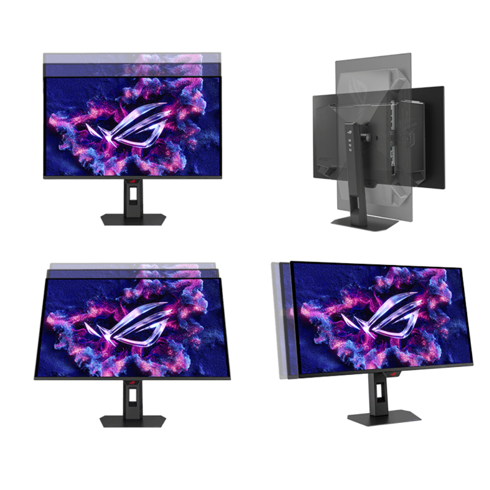 ASUS 27" ROG Strix OLED XG27AQDPG QD-OLED 500Hz 0.03ms 2K HDR500, HDMI 2.1, True 10-bit Color, Ai Visual Gaming Monitor - Image 4