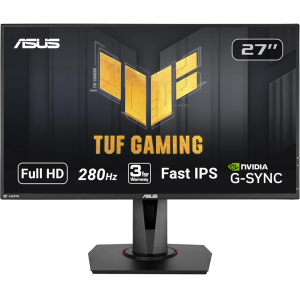 ASUS 27" TUF Gaming VG279QM 280Hz 1ms Fast IPS FHD HDR400 Speaker Rotatable Adjustable Gaming Monitor