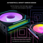LIAN LI UNI FAN SL-Infinity Wireless 120mm ARGB - Black (1-Pack) Controller NOT Included - Image 2