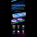 LIAN LI UNI FAN SL-Infinity Wireless 120mm ARGB - Black (1-Pack) Controller NOT Included - Image 3