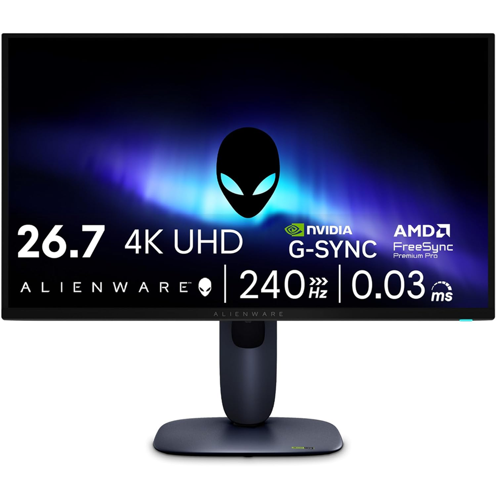 Alienware 27″ AW2725Q 4K QD-OLED 240Hz 0.03ms HDMI 2.1 HDR400 Dolby Vision Gaming Monitor