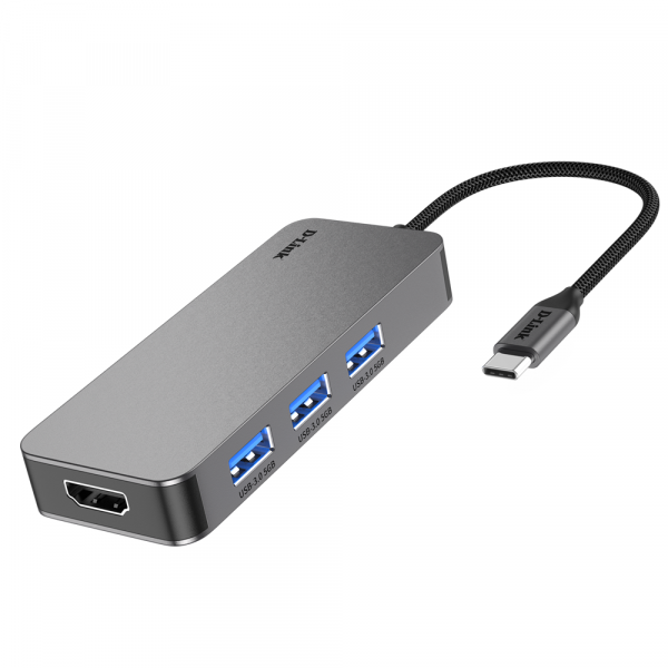 D-Link DUB-C108 USB-C Hub 8 in 1 Docking Station, HDMI 4K@60Hz - Image 3