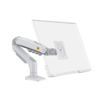 NB F80-XE Single Monitor 17″ - 32″ Arm Desk Mount Table Stand Full Motion Flat, 2-9 KG (White)