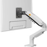 NB F80-XE Single Monitor 17″ - 32″ Arm Desk Mount Table Stand Full Motion Flat, 2-9 KG (White) - Image 2