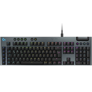 Logitech G915 X Wired Low Profile RGB Mechanical Gaming Keyboard, Tactile - Black
