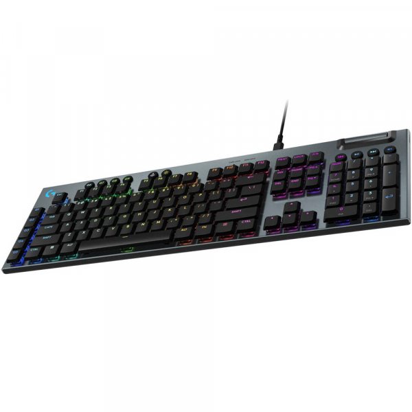 Logitech G915 X Wired Low Profile RGB Mechanical Gaming Keyboard, Tactile - Black - Image 3