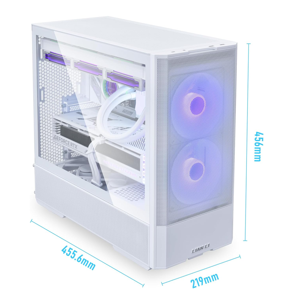 LIAN LI LANCool 207 Compact ATX RGB Mid Tower PC Gaming Case, 4-Fans - Image 3