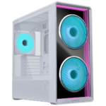 LIAN LI LANCool 217 INF Mid Tower PC Gaming Case, 3-Fans - White