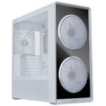 LIAN LI LANCool 217 INF Mid Tower PC Gaming Case, 3-Fans - White - Image 4