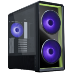 LIAN LI LANCool 217 INF Mid Tower PC Gaming Case, 3-Fans - Black