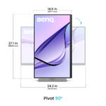 BenQ 27" MA270U 4K Nano Matte Monitor for MacBook with USB-C 90W Speakers - Image 5