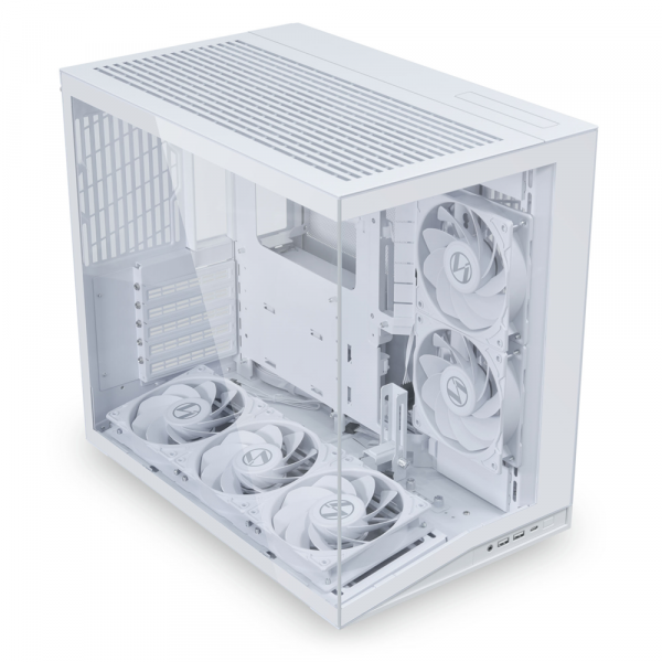 LIAN LI O11 Dynamic Mini V2 ATX Mid Tower PC Case - White , - Image 2