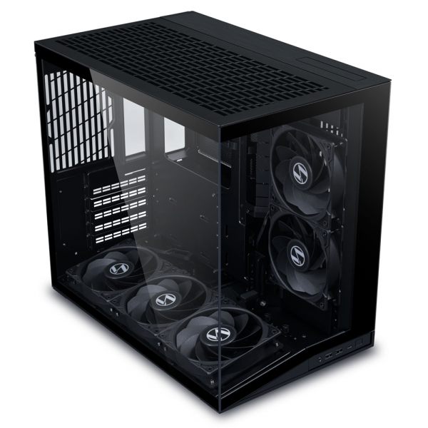 LIAN LI O11 Dynamic Mini V2 ATX Mid Tower PC Case - Black - Image 2