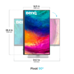 BenQ 27" PD2730S 5K IPS Thunderbolt 4 Designer Monitor with Daisy Chain Technology - Image 5