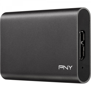 PNY Elite 480GB Portable SSD USB 3.1 Gen 1 (Black)