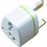 Universal Power 3 Pin Travel Adapter, US/AU/JP/CN Socket, UK Plug, 13A