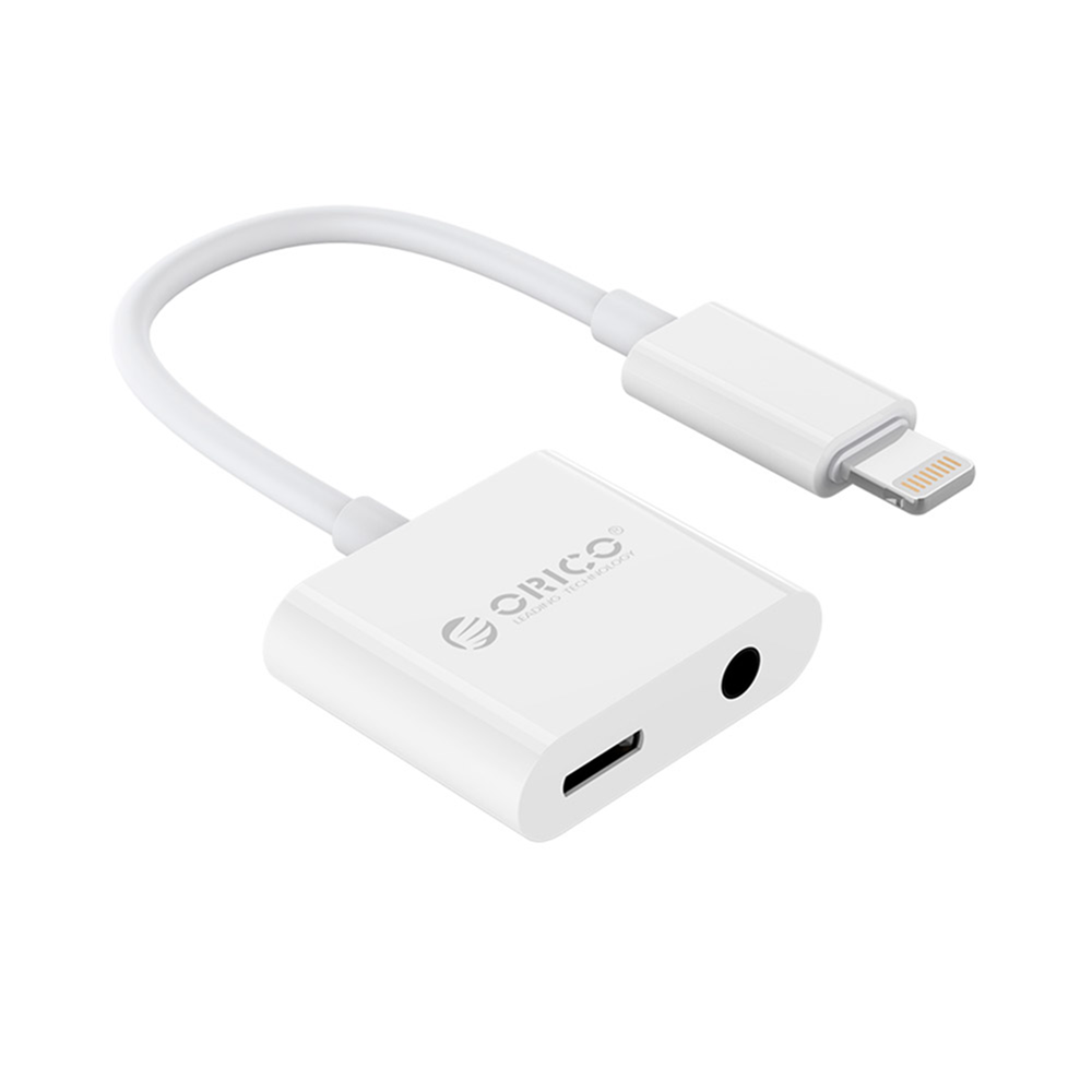 Orico 2LT 2-in-1 Lightning to Audio output (3.5mm jack) & Charging Adapter - Image 2