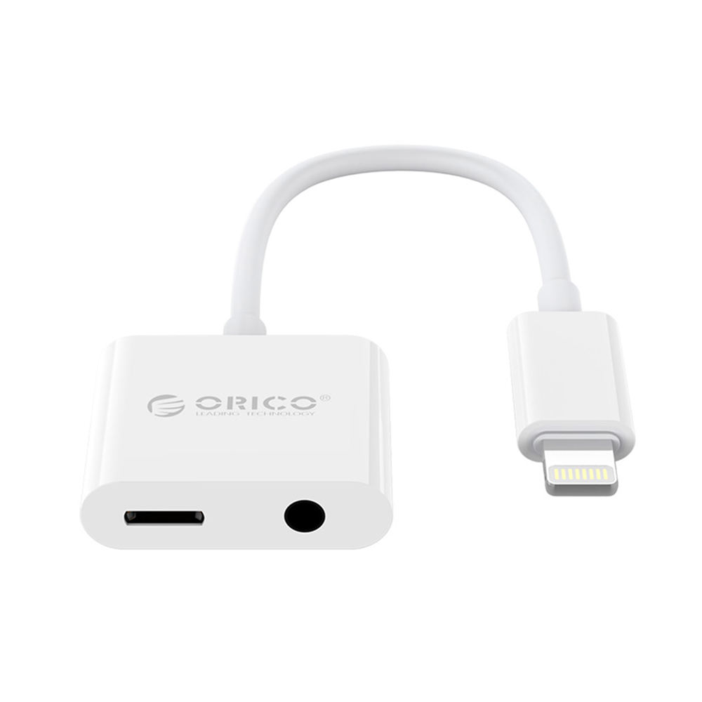 Orico 2LT 2-in-1 Lightning to Audio output (3.5mm jack) & Charging Adapter