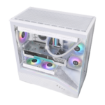 Lian-Li Vector V100 Mid-Tower Gaming PC Case, 4-Fans (White) - Image 4
