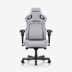 AndaSeat Kaiser 4 Series (XL) - Linen Fabric, 6D Armrest Gaming Chair  - Grey