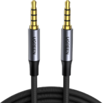 UGREEN AV183 Audio 3.5mm 4-Pole Braided Cable AUX Male to Male. 5m