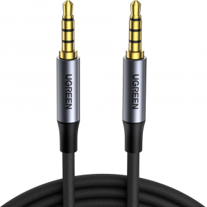 UGREEN AV183 Audio 3.5mm 4-Pole Braided Cable AUX Male to Male. 1.5m
