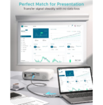 Warrky MH12 4K 30HZ Mini DisplayPort to HDMI Cable 3m Silver Gray - Image 2